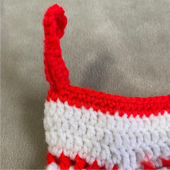 Granny Square Crochet Hand Made Christmas Stocking - Picture 2 of 6